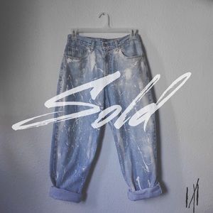 Vintage Levis 550 / Paint Splatter / Boyfriend Fit